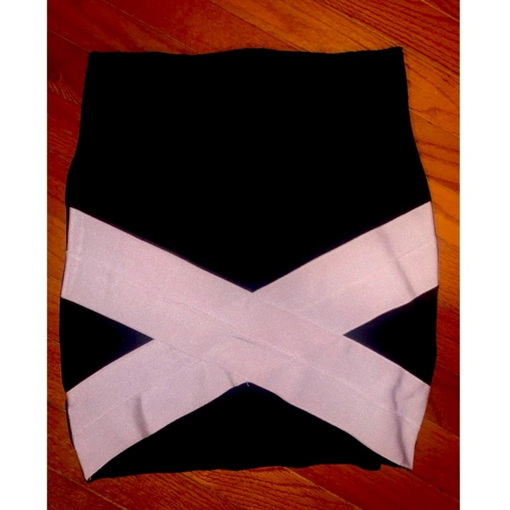 Bandage high waisted skirt